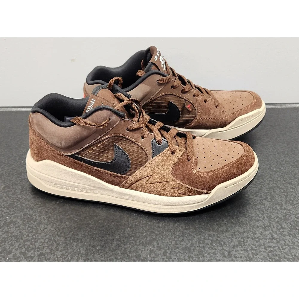 Nike Jordan Stadium 90 Men's Size 9 Cacao Wow DX4397-200 Suede Sneakers ~ G/VG